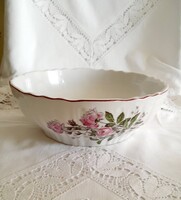 Vastag porcelán akasztható rózsás tál