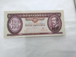 100Ft-os 1975-ös a képen látható nagyon szép állapotban, hajtatlan,ropogós eladó