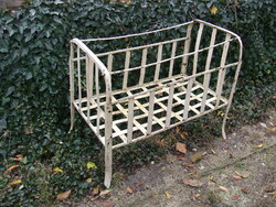 Old iron bed for children