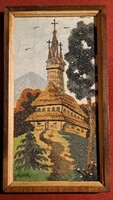 Sztelek Norbert (1884–1956) jelzéssel – Máramarosi fatemplom