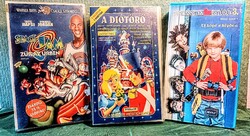3 db mesefilm VHS kazettán: Reszkessetek betörők 3. - Zűr az  űrben - A Diótörő