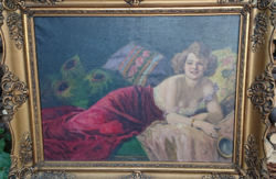 Richárd Geiger: Lady on a Ottoman