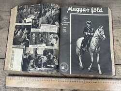 -AX907- Magyar Föld újság 1943 teljes évfolyam bekötve Mezőgazdasági Művelődési Társaság hetilap