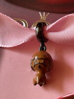 Brown puppy charm