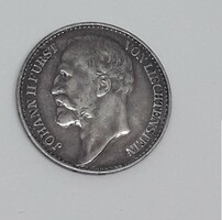 1915 1 korona II. János herceg Liechtenstein