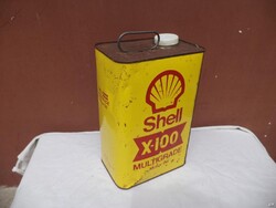 Shell X-100 Multigrade retro olajoskanna (7755)