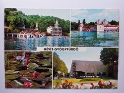 HÉVÍZ-GYÓGYFÜRDŐ - MOZAIK - 1977., postatiszta képeslap, Zala megye,retro