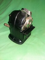 1930.-40's ANTIK Csehszlovák fekete bakelit KIN 512 ceruzahegyező