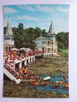 HÉVÍZ-GYÓGYFÜRDŐ - STRAND - 1971., postatiszta képeslap, Zala megye,retro