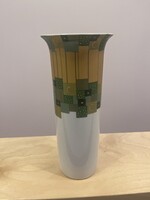 Hollóházi limitált kiadású porcelán váza - Borabo