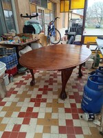 Biedermeier Chippendale 6 személyes étkezőasztal