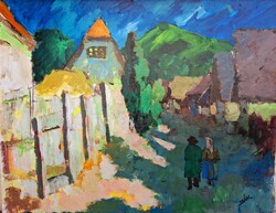 Deák János (1928-2018) A Malom Utca Nagybányán