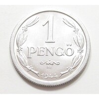 Magyarország,1 pengő 1944 aUNC+ aluminium