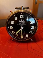 Wehrle 'Three-In-One' Mechanical Alarm Clock