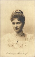 1912 MÁRIA JOZEFA SZÁSZ KIRÁLYLÁNY ÉDESANJA IV. KÁROLY KORONÁS MAGYAR KIRÁLY -NAK EREDETI FOTÓ LAP