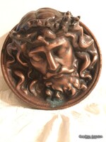 BRONZ - FALIDÍSZ - JÉZUS - ANTIK - 3 D - 20 x 10 cm  - HIBÁTLAN