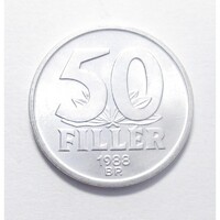 Magyarország,50 fillér 1988 aUNC+ aluminium