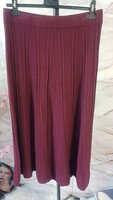 SHEIN CURVE 1XL őszi szoknya – hosszú, vastag, bordó