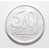 Magyarország,50 fillér 1998 aUNC+ aluminium