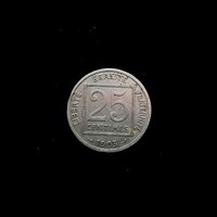 FRANCIAORSZÁG – 25 CENTIMES – 1905 Marianne és a Harmadik Köztársaság jelképei