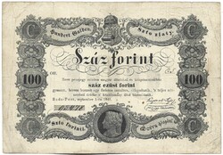 100 száz forint 1848 Kossuth bankó