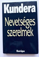 Milan Kundera: Nevetséges szerelmek - Első alapkiadás, keményfedeles, szép állapotban (1995)