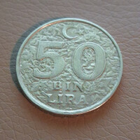 Törökország 50000 török Font, 1998