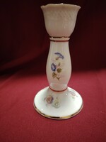 Hollóházi Erika mintás porcelán gyertyatartó