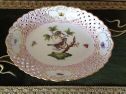HERENDI Round Serving Plate with Rothschild Pattern