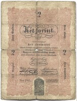 2  két forint 1848 Kossuth bankó