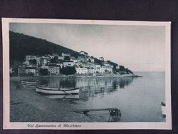 Mošćenička Draga – Val Santamarina di Moschiena, tengerparti látkép, kb. 1930-as–1940-es évek