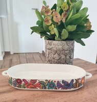 Gyűjtői XXL Villeroy & Boch „Acapulco” ovális porcelán sütőtál / kínálótál (39 cm)