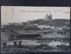 Lyon – Fourvière-domb és a Notre-Dame de Fourvière-bazilika, 1905
