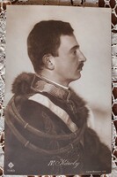 IV. KÁROLY UTOLSÓ KORONÁS MAGYAR KIRÁLY HABSBURG 1916 KORABELI EREDETI FOTÓLAP KÉP