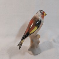 Aquincum porcelán tengelice / tengelic madár figura (10,5 cm)