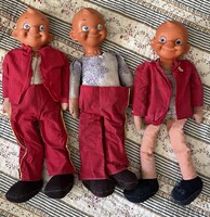 RETRO Csomag: 3 db Vintage Kobold / Manó Baba (1960-as/70-es évek)