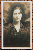 Képeslap / fotólap: vintage fotó Kaffka Margit (1880–1918)