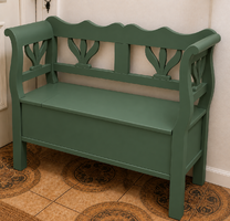 Chest box, bench, seat, lift-up chest 120 cm