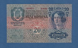 20 Korona 1913 I. Kiadás bélyegzés nélkül