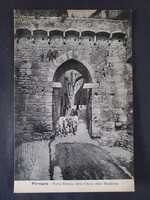 Perugia – Etruszk kapu, Arco della Mandorla, kb. 1920–30-as évek