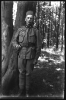 Osztrák–magyar bosnyák katona fezben, kitüntetésekkel, I. világhábor 1910/20 9×6 cm üvegnegatív  WH2