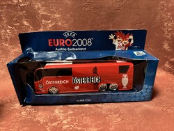Gyűjtői UEFA Euro 2008 osztrák válogatott csapatbusz modell