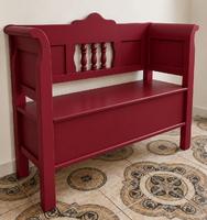 Chest box, bench, seat, lift-up chest 120 cm