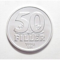 Magyarország,50 fillér 1998 aUNC+ aluminium
