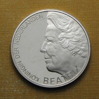 Hollandia 1995 10 Gulden PP - Beatrix királynő - Hugo de Groot UNC ezüstérem