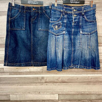 Mango, Pepe Jeans farmerszoknya szett 38