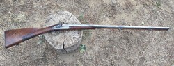Csodálatos antik dupla csövű vadászpuska, francia, kb 1840-50-es évek