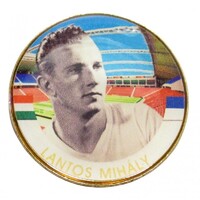 Magyarország,Aranyozott 50 forint - A magyar foci legendái - Lantos Mihály aUNC+ nikkel