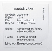 Hungary, 2000 forint 2018 - Fiumei Street Cemetery - MÉF Certification