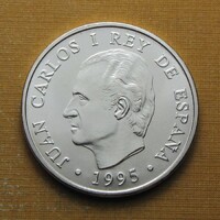 Spanyolország 1995 2000 Pesetas - Juan Carlos király ezüstérem